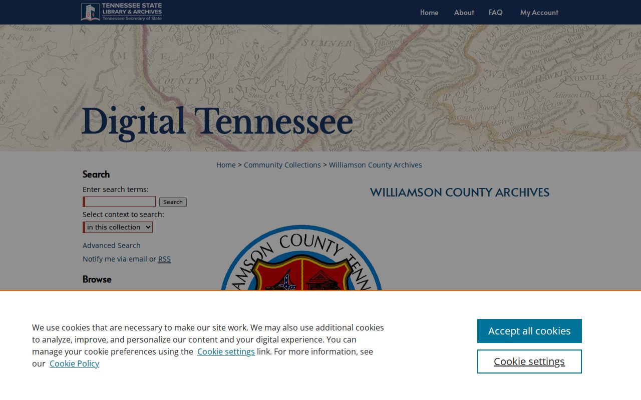 Spring Hill city directory research entry at the Digital Tennessee Williamson collection